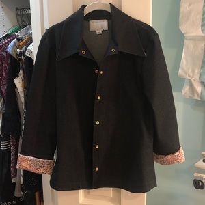 St. John jean stretchy jacket